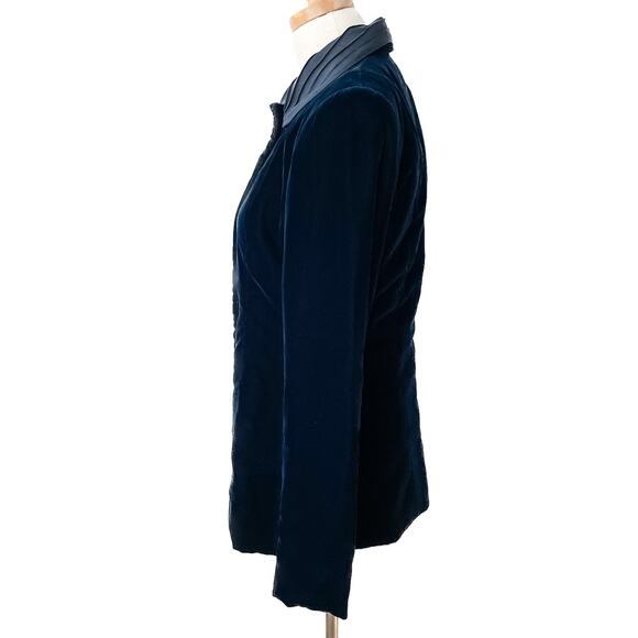 Velvet & rhinestone bespoke hand tailored evening jacket size small XS-S - Picture 5 of 8